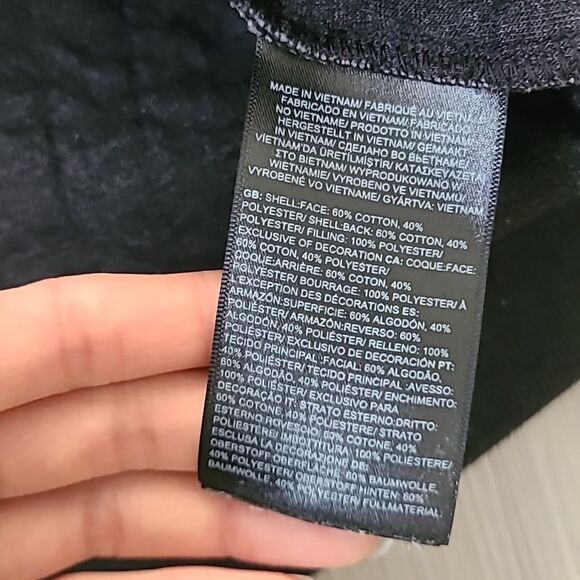 The North Face Longs Peak Quilted Crew Neck Pullover Sweatshirt XXL Heather Gray - Picture 2 of 7